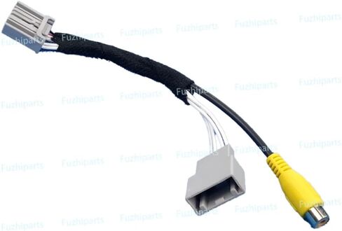 7pin لـ Honda CRV Civic 2013 Car Radio Stereo OEM OEM Parking Rearview الاحتياط الاحتياطي الكاميرا إدخال فيديو محول RCA محول T-Harness in Kuwait