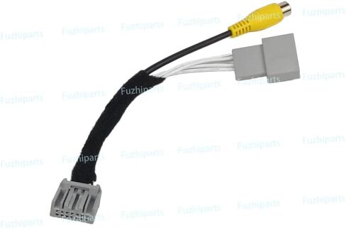 7pin لـ Honda CRV Civic 2013 Car Radio Stereo OEM OEM Parking Rearview الاحتياط الاحتياطي الكاميرا إدخال فيديو محول RCA محول T-Harness in Kuwait