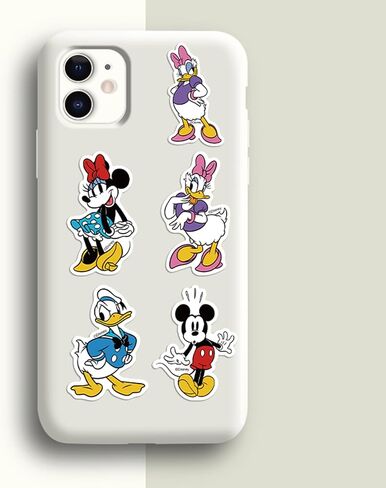 50pcs Mickey Mouse & Friends ، ملصقات مقاومة للماء لزجاجة ماء كوب محمول للدراجة ، مربع الأمتعة فينيل ، تصحيحات ، تصحيحات ، in Kuwait