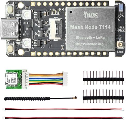 عقدة شبكة T114 V2 بدون شاشة Meshtastic NRF52840 و SX1262 Low Power GPS Tracker 902-928MHz لـ Lora/Lorawan BLE WIFI (T114 بدون شاشة) in Kuwait