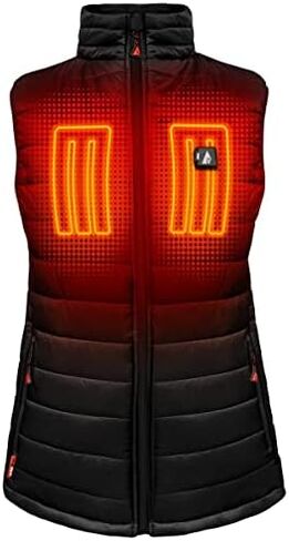 سترة منتفخة معزولة ببطارية 5 فولت من ActionHeat للنساء - ملابس حرارية، نظام تدفئة ثلاثي المناطق للشتاء والخارج in Kuwait