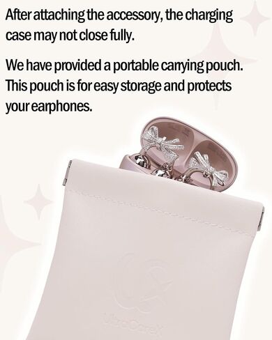 Diamond Protective Cover for Huawei FreeClip Wireless Earbuds, Made with Cubic Zirconia Stones, Easy to Remove, Includes Carrying Box(White) in Kuwait