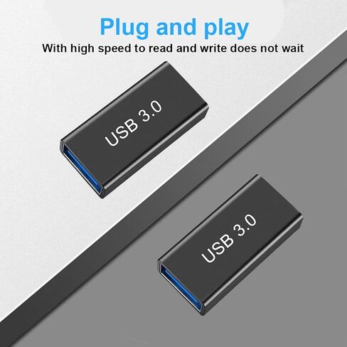 محول USB إلى USB (3 عبوات) ، USB 3.0 أنثى إلى محول OTG الإناث 5 جيجابت في الثانية للاتصال 2 كابلات USB in Kuwait