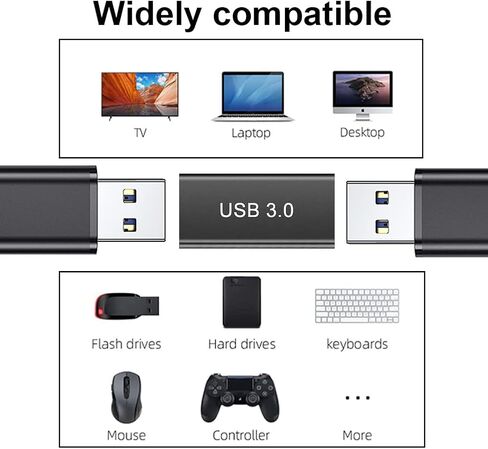 محول USB إلى USB (3 عبوات) ، USB 3.0 أنثى إلى محول OTG الإناث 5 جيجابت في الثانية للاتصال 2 كابلات USB in Kuwait