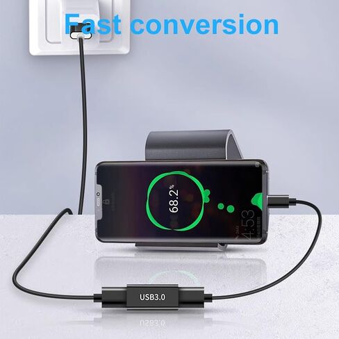 محول USB إلى USB (3 عبوات) ، USB 3.0 أنثى إلى محول OTG الإناث 5 جيجابت في الثانية للاتصال 2 كابلات USB in Kuwait