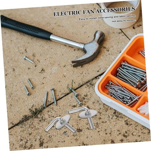 POPETPOP 4pcs Fan Pedestal Replacement Screws Iron Fan Base Bolts Easy to Install Fixing Screws in Saudi Arabia