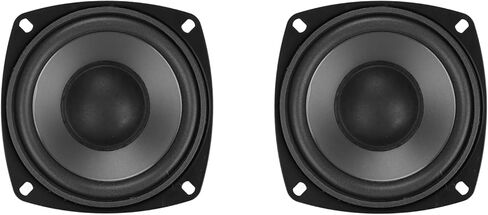 Car Speakers, Pack of 2 400W High Powered Car Loudspeakers Midrange System External Magnetic Type Coaxial 4 in Car Loudspeakers Replacement for Car Truck Traveling Driving, Black in Saudi Arabia