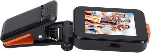Diyeeni Selfie Screen, Phone Selfie Screen XDP Picture Quality WiFi Dual Band Projection with Clamp for Live Stream (Black) in Saudi Arabia