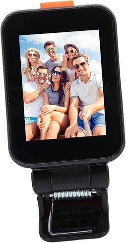 Diyeeni Selfie Screen, Phone Selfie Screen XDP Picture Quality WiFi Dual Band Projection with Clamp for Live Stream (Black) in Saudi Arabia