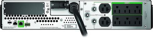APC 3000VA Smart UPS with SmartConnect, SMT3000RM2UC Rack Mount UPS Battery Backup, Sinewave, AVR, 120V, Line Interactive Uninterruptible Power Supply with Ethernet Cable, Wire Ties and Cleaning Kit in Saudi Arabia