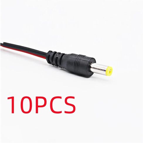 10pcs 5.5x2.1 Plug DC Male Female Cable Wire Connector(DC Male x10PCS) in Kuwait