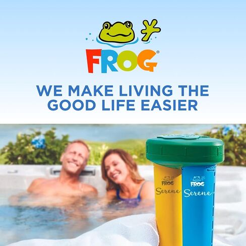 FROG Serene Floating Sanitizing System + 2 Bromine Cartridges for Hot Tubs in Saudi Arabia