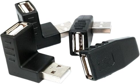 90 درجة اليسار/اليمين/لأعلى/لأسفل زاوية L Bend USB 2.0 ON/E MAN TO ENDAY Extension Extension clop for Computer (do) in Saudi Arabia