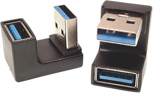 USB 3.0 محول على شكل حرف U إلى كوع تمديد الإناث مناسب لنقل بيانات الهاتف المحمول والكمبيوتر (JS-050) in Kuwait