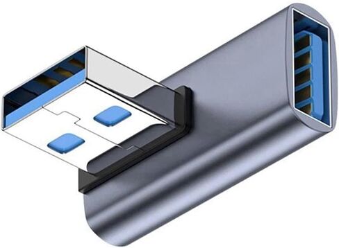 USB 3.0 محول على شكل حرف U إلى كوع تمديد الإناث مناسب لنقل بيانات الهاتف المحمول والكمبيوتر (JS-050) in Kuwait