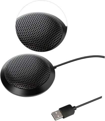 ميكروفون USB للألعاب سطح المكتب صوت ميكروفون تخفيض الضوضاء التصميم المدمج سهلة الاستخدام حصيرة قسيمة مستقرة لمكتب الكلام والتسجيل in Kuwait