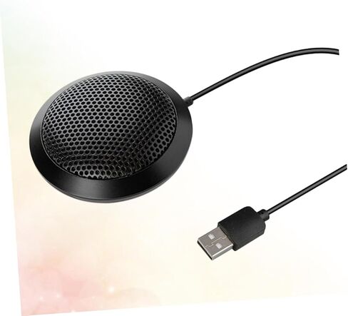 ميكروفون USB للألعاب سطح المكتب صوت ميكروفون تخفيض الضوضاء التصميم المدمج سهلة الاستخدام حصيرة قسيمة مستقرة لمكتب الكلام والتسجيل in Kuwait