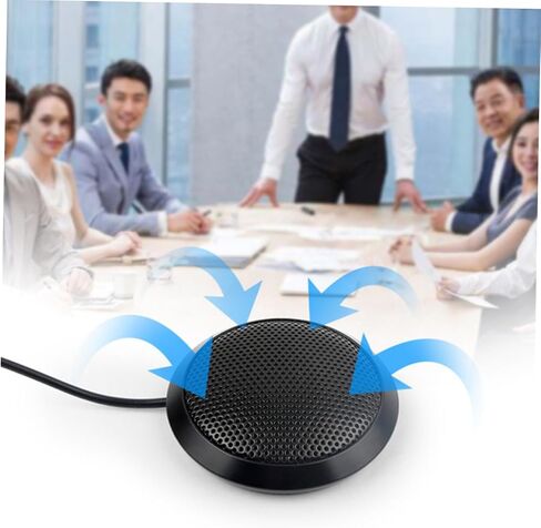ميكروفون USB للألعاب سطح المكتب صوت ميكروفون تخفيض الضوضاء التصميم المدمج سهلة الاستخدام حصيرة قسيمة مستقرة لمكتب الكلام والتسجيل in Kuwait