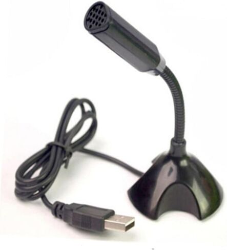 Artibetter USB كمبيوتر الميكروفون لسطح المكتب والكمبيوتر المحمول متعدد الاتجاهات الميكروفون للاجتماعات عبر الإنترنت الدردشة الصوتية والألعاب أسود in Saudi Arabia