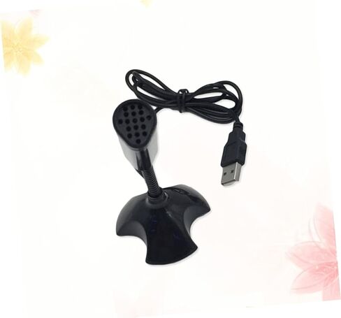 Artibetter USB كمبيوتر الميكروفون لسطح المكتب والكمبيوتر المحمول متعدد الاتجاهات الميكروفون للاجتماعات عبر الإنترنت الدردشة الصوتية والألعاب أسود in Saudi Arabia