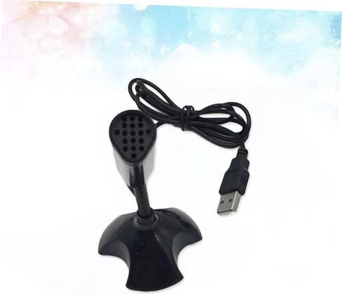 Artibetter USB كمبيوتر الميكروفون لسطح المكتب والكمبيوتر المحمول متعدد الاتجاهات الميكروفون للاجتماعات عبر الإنترنت الدردشة الصوتية والألعاب أسود in Saudi Arabia