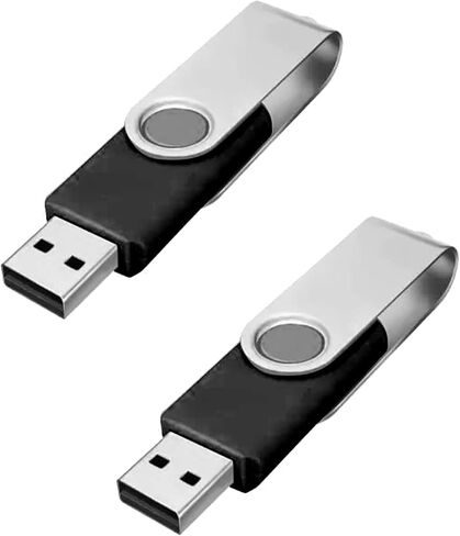 2 Pack 8GB Flash Drive ، USB 2.0 Memory Stick Thumb Drives Debivel Deviv in Saudi Arabia