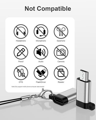 Micro USB إلى محول USB C ، و 2 عبوة من النوع C أنثى لمحول Micro USB الذكور ، و USB C إلى محول Micro USB الشحن السريع ومزامنة البيانات المتوافقة مع Galaxy S7 Edge و S6 و Nexus و Kindle و PS4 والمزيد in Kuwait