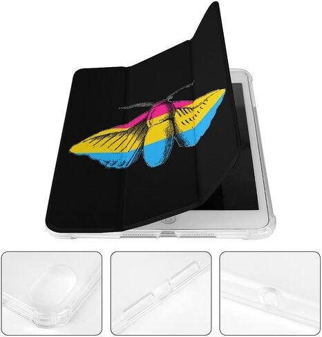 علبة عثة الحرير الحريرية pansexual مع حامل القلم رفيع الخفيف الوزن المتوافق مع iPad mini 4/5/6 mini4/5 （7.9in） in Kuwait