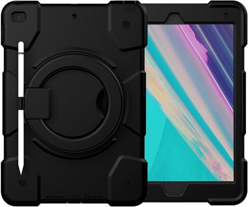 Tablet Travel Kids Case متوافق مع iPad 9/8/7th Generation 10.2 "(IPAD 9/8/7th Generation) ، iPad7/iPad8/iPad9 10.2 مع حامل الدوران ، وقف ، حزام ، سيليكو ناعم in Kuwait