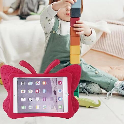 سافر على جهاز لوحي لطيف الفراشة علبة متوافقة مع iPad 2/3/4 9.7 بوصة 2011/2012 إصدار حالة وقائية مقاوم لـ eva المتوافقة مع الأطفال ، مقاوم للضوء Pro in Saudi Arabia