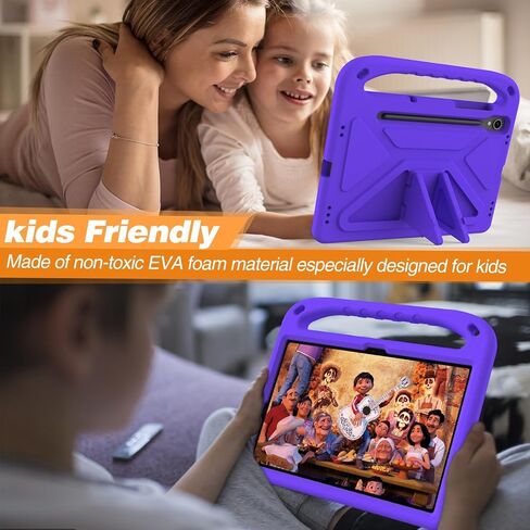 Travel on Tablet Case Compatible with Children Compatible with Samsung Galaxy Tab S9 11 Inch 2023 X710/X716B/X718U, Lightweight, Shockproof, Handle and Stand, Suitable for Children Protectio in Saudi Arabia
