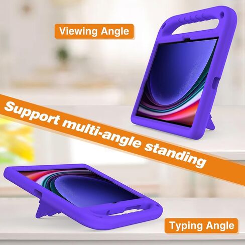 Travel on Tablet Case Compatible with Children Compatible with Samsung Galaxy Tab S9 11 Inch 2023 X710/X716B/X718U, Lightweight, Shockproof, Handle and Stand, Suitable for Children Protectio in Saudi Arabia
