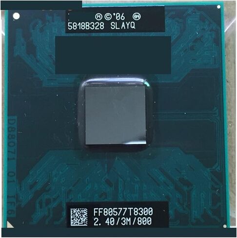 C Duo T8300 CPU 3M ذاكرة التخزين المؤقت ، 2.4 جيجا هرتز ، 800 ميجا هرتز FSB ، معالج الكمبيوتر المحمول ثنائي النواة لـ 965 مجموعة شرائح in Saudi Arabia