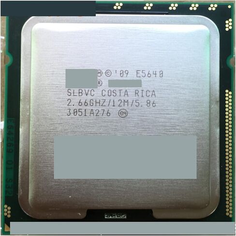 Processor E5640 12M/Cache/2.66GHz/5.86/GT/s QPI LGA1366 Desktop CPU in Saudi Arabia
