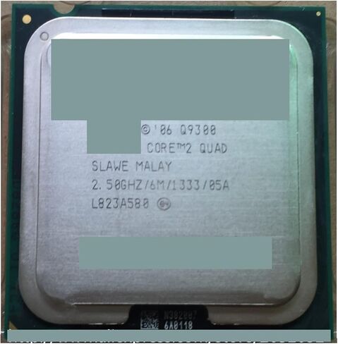 2 Quad Q9300 Processor .5GHz /6MB CACHE /FSB 1333 Desktop LAG 775 CPU (العمل) in Saudi Arabia