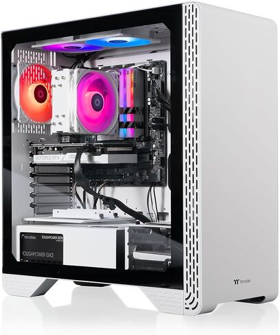 Thermaltake LCGS Glacier i1260S Gaming Desktop (Intel Core™ i5-12600KF, ToughRam DDR4 3600Mhz 16GB RGB Memory, NVIDIA® GeForce RTX™ 3060, 1TB NVMe M.2, WiFi, Win11 Home) S3WT-B760-360-LCS in Saudi Arabia