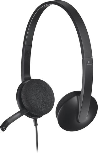 Logitech USB Headset H340 for Internet Calls and Music - Black in Saudi Arabia