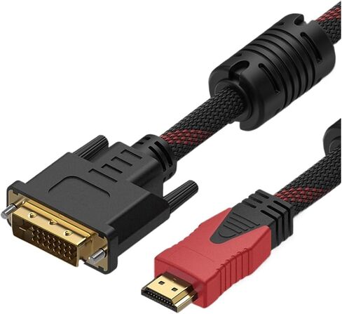 HDMI إلى DVI Cable ثنائي الاتجاه DVI-D 24+1 ذكر إلى HDMI ذكور محول كابل 1.5M/3M/5M (300 سم) in Saudi Arabia