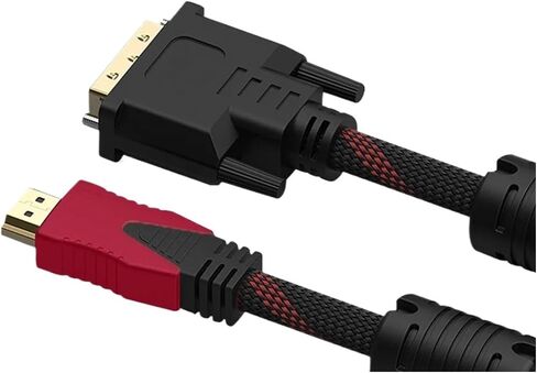 HDMI إلى DVI Cable ثنائي الاتجاه DVI-D 24+1 ذكر إلى HDMI ذكور محول كابل 1.5M/3M/5M (300 سم) in Saudi Arabia