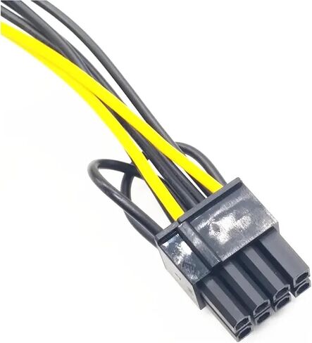 Single SATA 15 Pin Turn to 8 Pin Graphics Card Power Connector Line 6PIN+2PIN Adapter Cable 15P to 8P Graphics Card Line Cable(Sata x 1) in Saudi Arabia