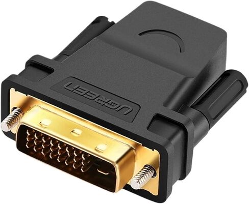 DVI to HDMI Adapter Bidirectional DVI-D 24+1 Male to HDMI Female Cable Connector Converter for HDTV Projector HDMI to DVI in Saudi Arabia