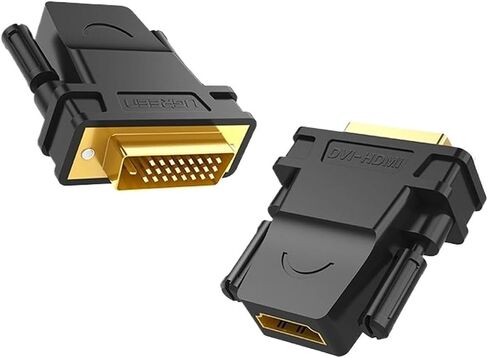 DVI to HDMI Adapter Bidirectional DVI-D 24+1 Male to HDMI Female Cable Connector Converter for HDTV Projector HDMI to DVI in Saudi Arabia