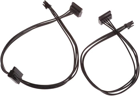 1pc 35/45/65 سم 4 دبوس إلى كابل إمدادات الطاقة SATA لواجهة اللوحة الرئيسية SATA SSD HDD (B) in Kuwait