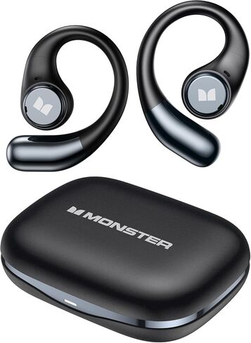 Monster Open Ear AC336 Headphones, Bluetooth 6.0 Wireless Earbuds with Stereo Sound, ENC Clear Call, 21H Playtime, Type-C Charging, Touch Control, IPX6 Waterproof Open Ear Earbuds for Sports Outdoor in Saudi Arabia