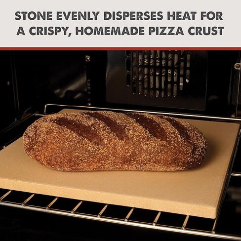 15" Square ThermaBond Baking/Pizza Stone - For Oven or Grill - PC9897 in Saudi Arabia