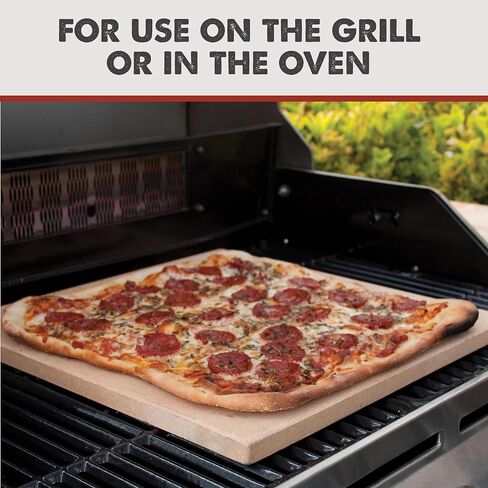 15" Square ThermaBond Baking/Pizza Stone - For Oven or Grill - PC9897 in Saudi Arabia
