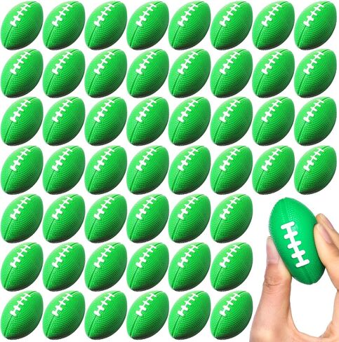 50 Pieces Football Stress Ball, Mini Foam Sports Ball, Foam Sports Ball for School Carnival Reward, Party Bag Gift Fillers in Kuwait