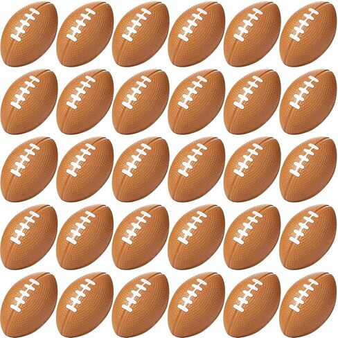 50 Pieces Football Stress Ball, Mini Foam Sports Ball, Foam Sports Ball for School Carnival Reward, Party Bag Gift Fillers in Saudi Arabia