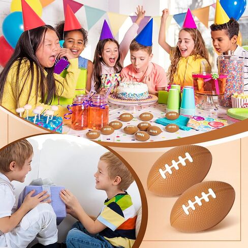 50 Pieces Football Stress Ball, Mini Foam Sports Ball, Foam Sports Ball for School Carnival Reward, Party Bag Gift Fillers in Saudi Arabia