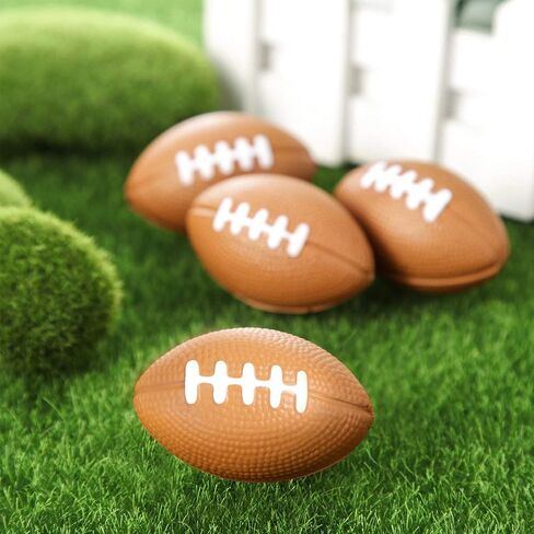 50 Pieces Football Stress Ball, Mini Foam Sports Ball, Foam Sports Ball for School Carnival Reward, Party Bag Gift Fillers in Saudi Arabia